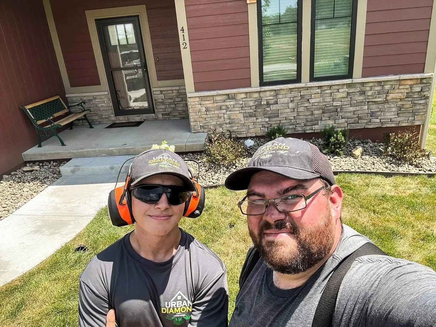 Kansas City property showcase with professional landscaping